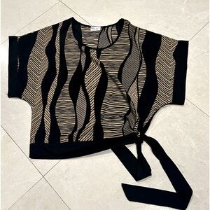 TIE WAIST BLOUSE BY LAVISH
